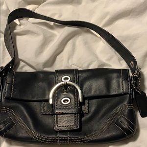 Vintage coach bag. All leather handbag